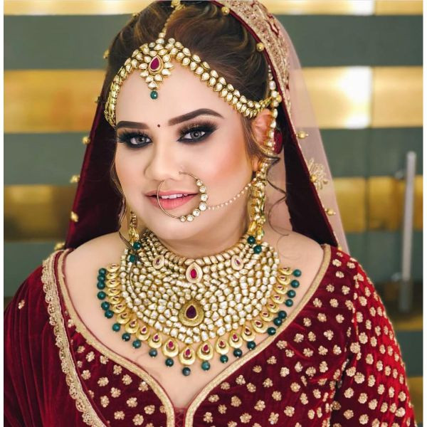 Kundan Choker Bridal Set on rent