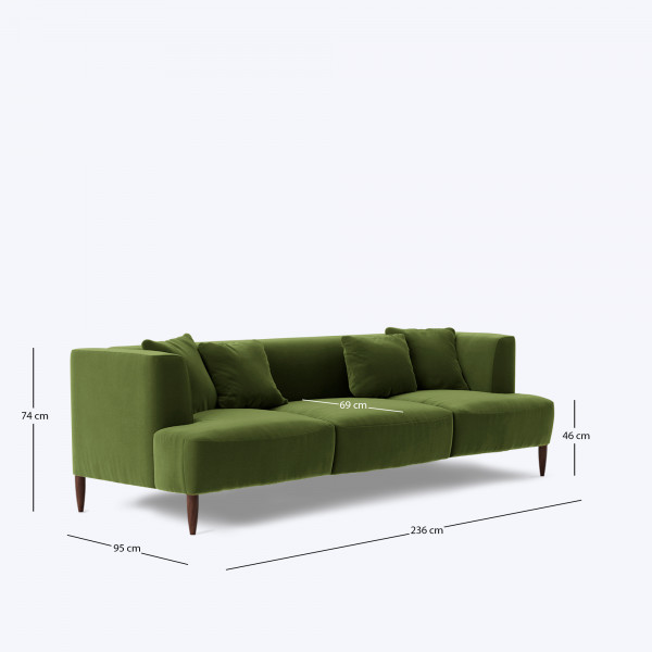 Cezmo 4 Seater Sofa - 93" on rent