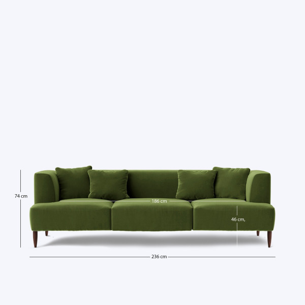 Cezmo 4 Seater Sofa - 93" on rent