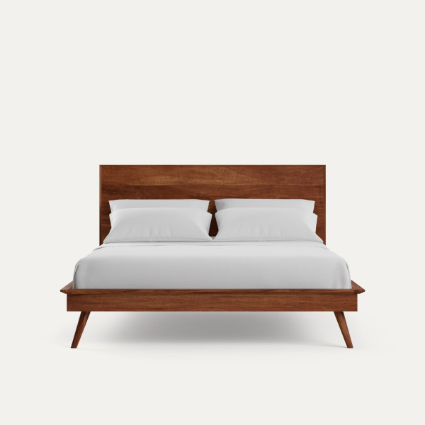 Pluton Solid Wood Scandinavian Style Bed on rent